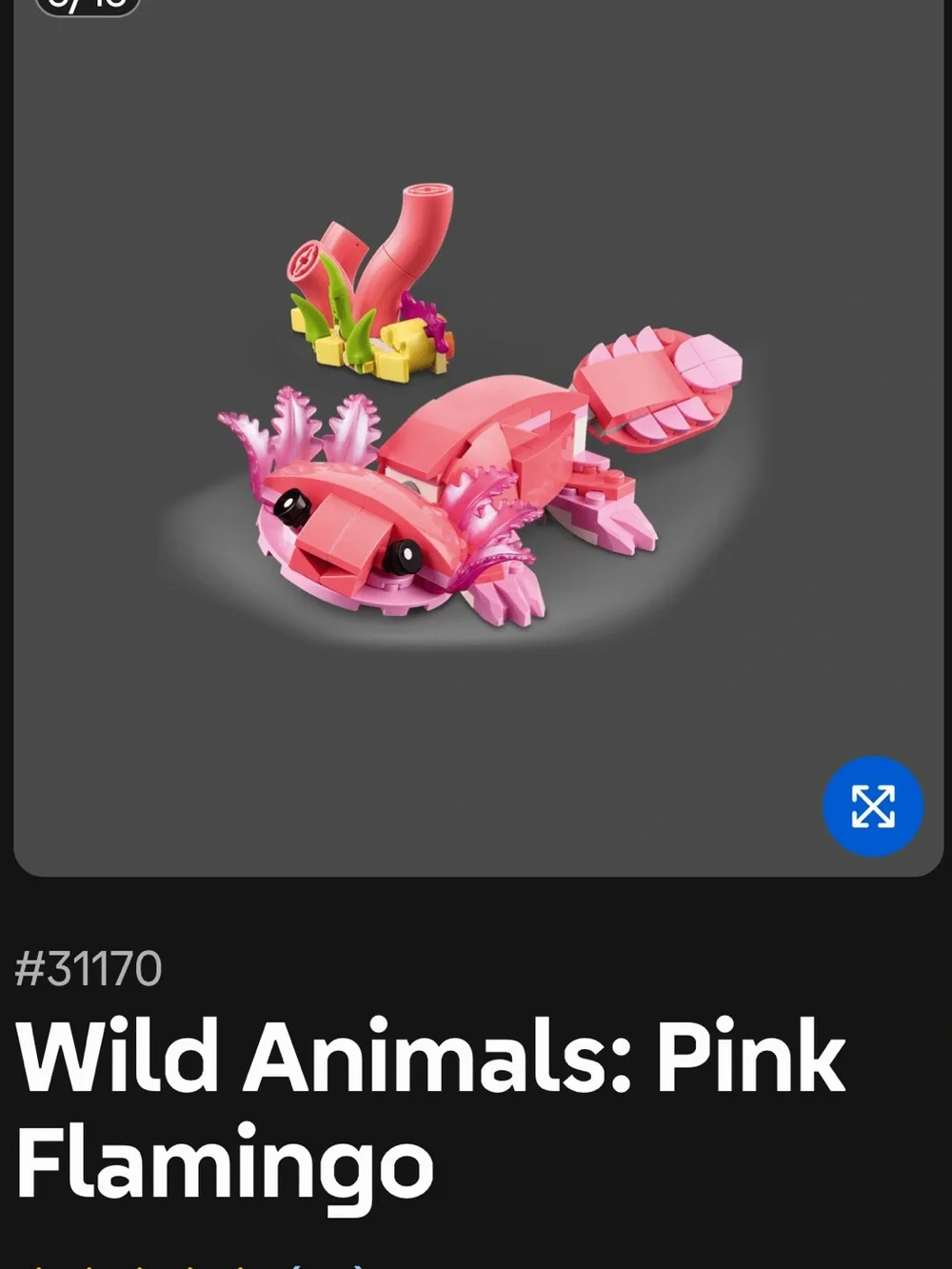 Lego Creator 3-in-1 Wild Animals: Pink Flamingo #31170